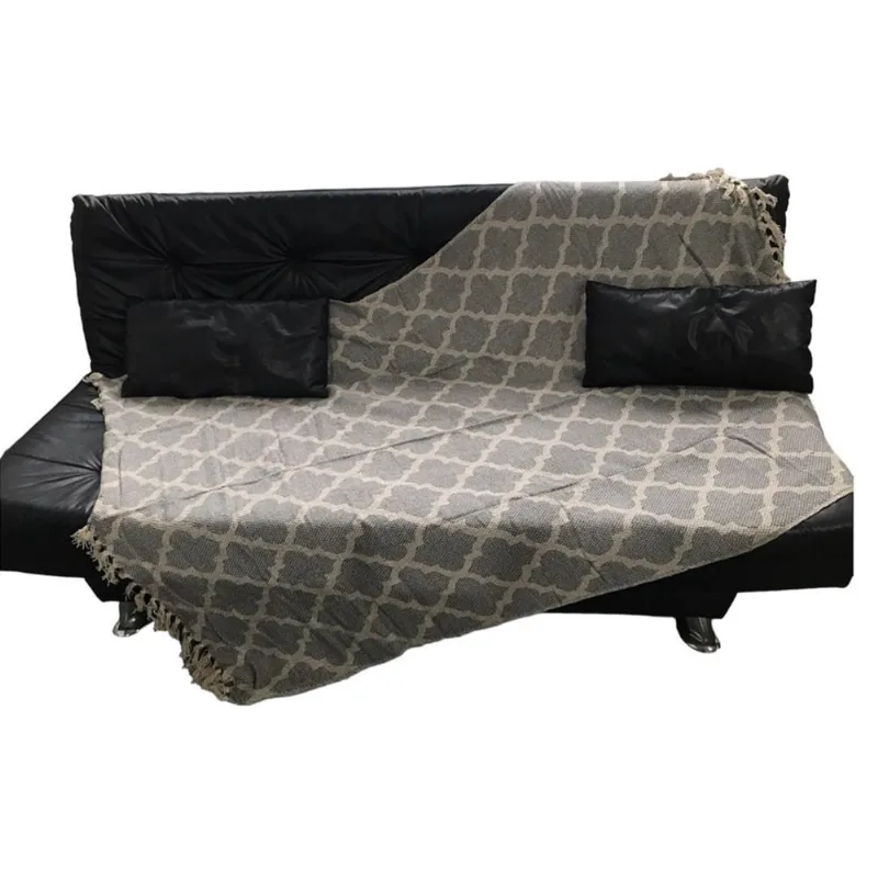 Manta Decorativa Para Sofa Com Franja 1,20 x 1,80 Tuut 24360