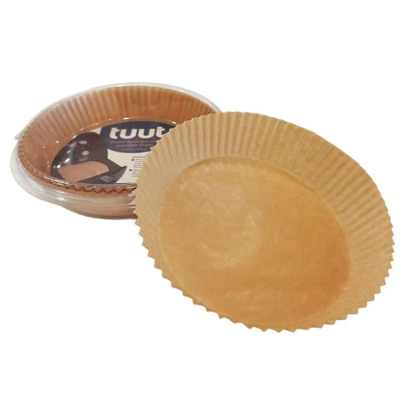 Forro de Papel Antiaderente Para Air Fryer Tuut 50 Unidades