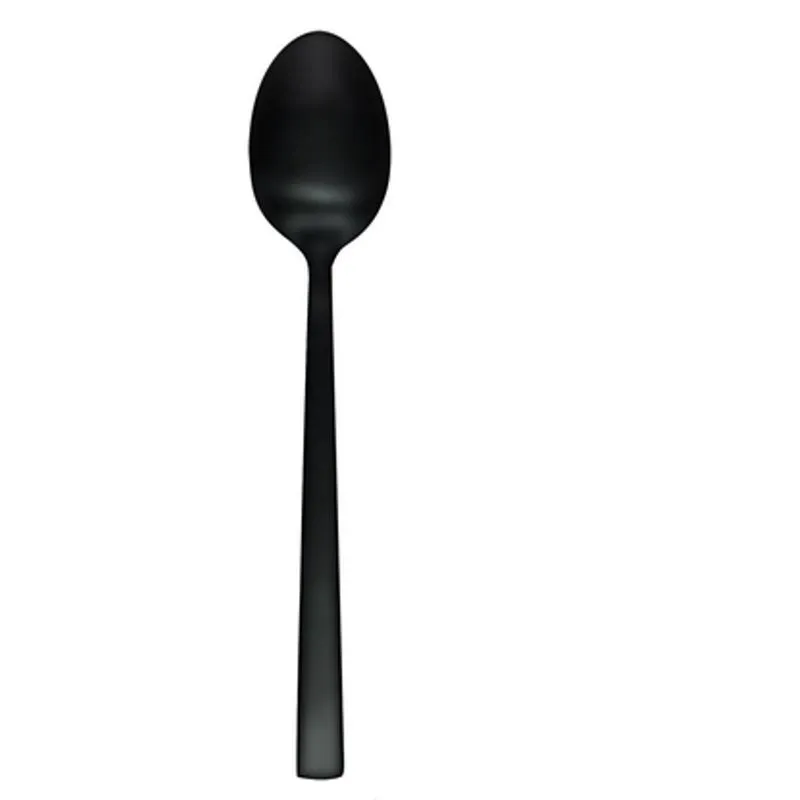 Jogo Colher Sobremesa Inox Ibiza Black Com 6 - Tuut
