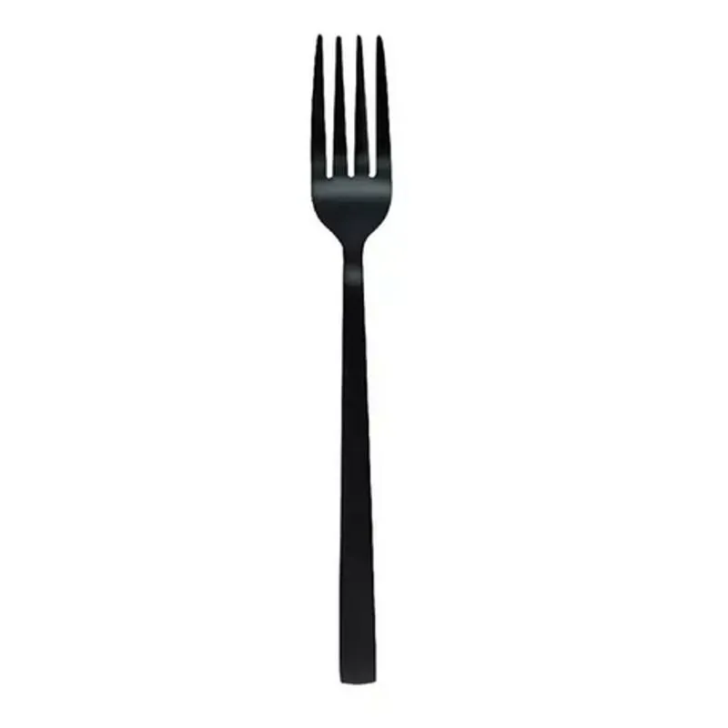 Jogo Garfo Sobremesa Inox Ibiza Black Com 6 - Tuut
