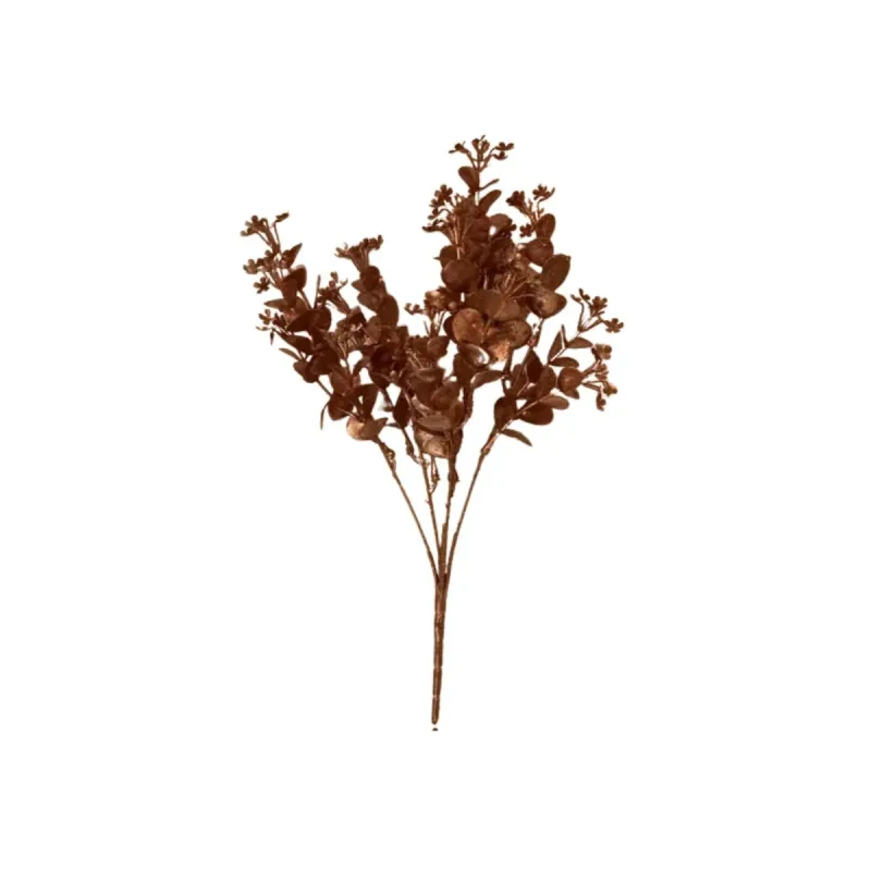 Galho Decoratico Metalizado Fosco Magizi Premium 35cm Rose Gold