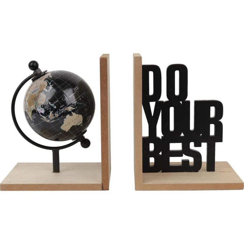 Porta Livro Do Your Best Atlas Preto 24 5cm 27251 Tuut