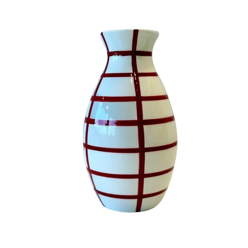 Vaso Decorativo Cerâmica 10x10x18cm - Tuut
