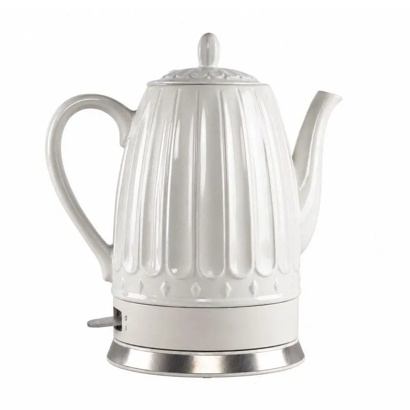 Chaleira Elétrica Tuut Elegance 1000W 1,5L Branco e Prata 110V