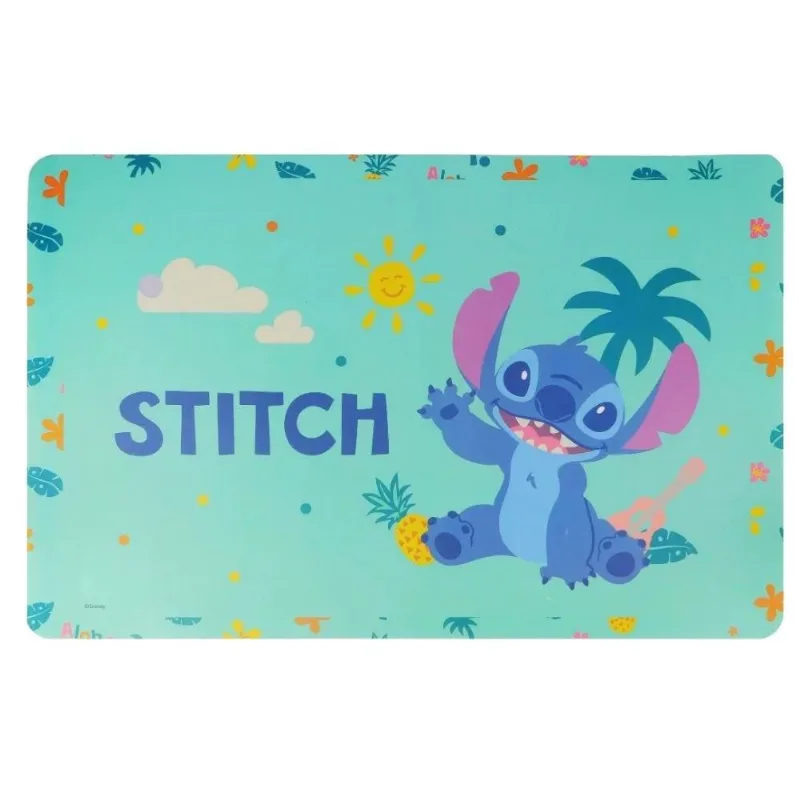 Lugar Americano Disney Stitch Quadrangular Melamine 44Cm