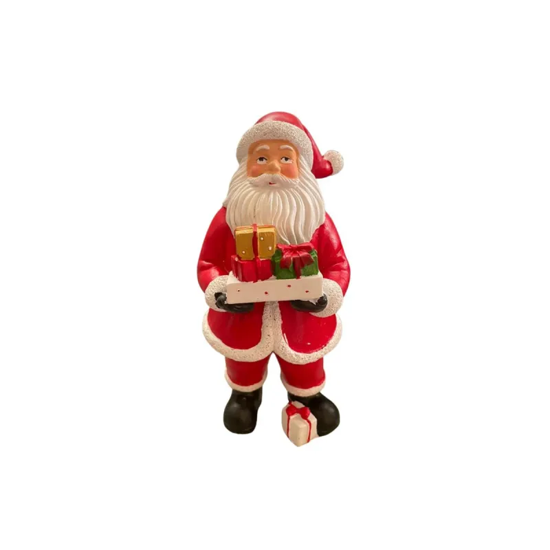 Papai Noel Poliresina Tuut 8x7,5x18cm