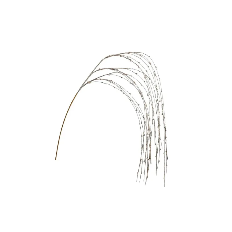 Galho Hastes Berries Gliter Tuut 80cm Champagne