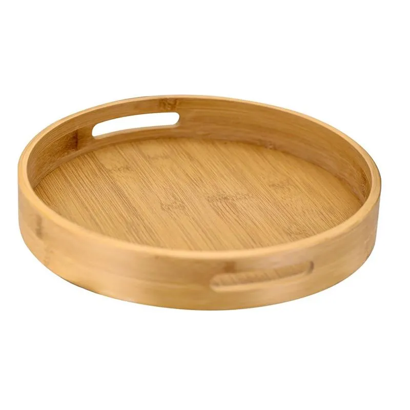 Bandeja Com Alça Bambu 30x23x3cm - Tuut
