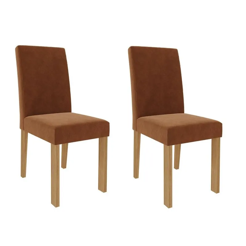 Conjunto 2 Cadeiras Maia Nature Terracota - Cimol