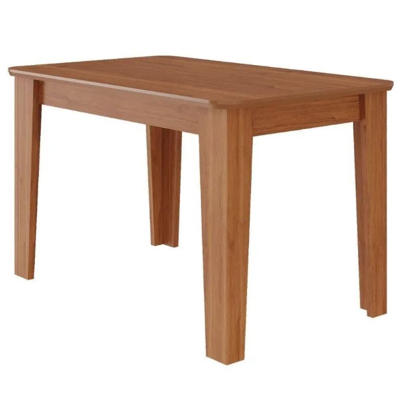 Mesa de Jantar Estela 22130 4 Lugares Retangular Tampo Mdf Cinamomo Milani Movelaria