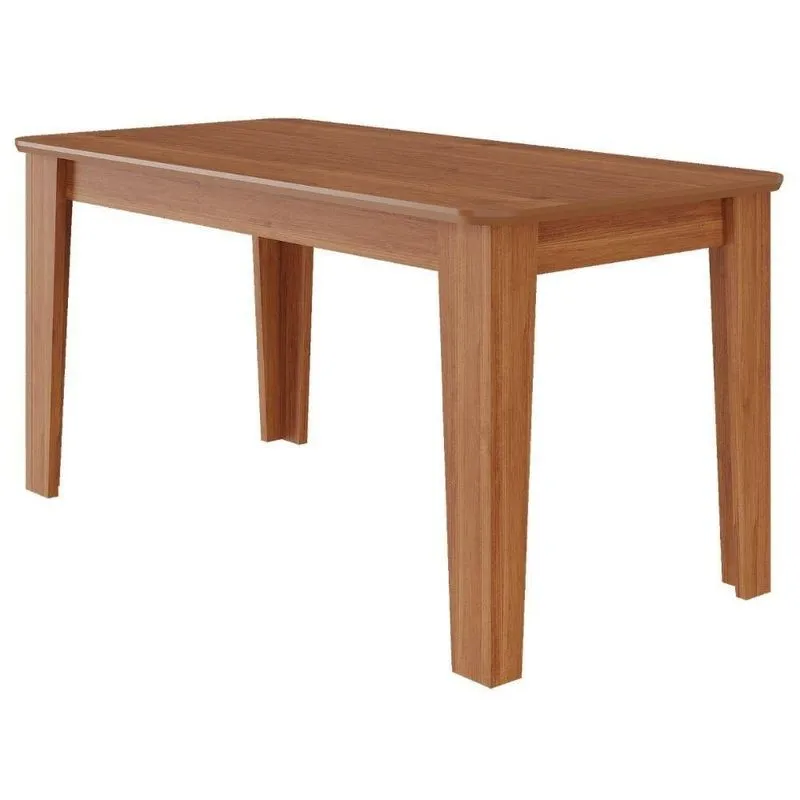 Mesa De Jantar Estela 4 Lugares Retangular Mdf 160x80cm Cinamomo Milani Movelaria