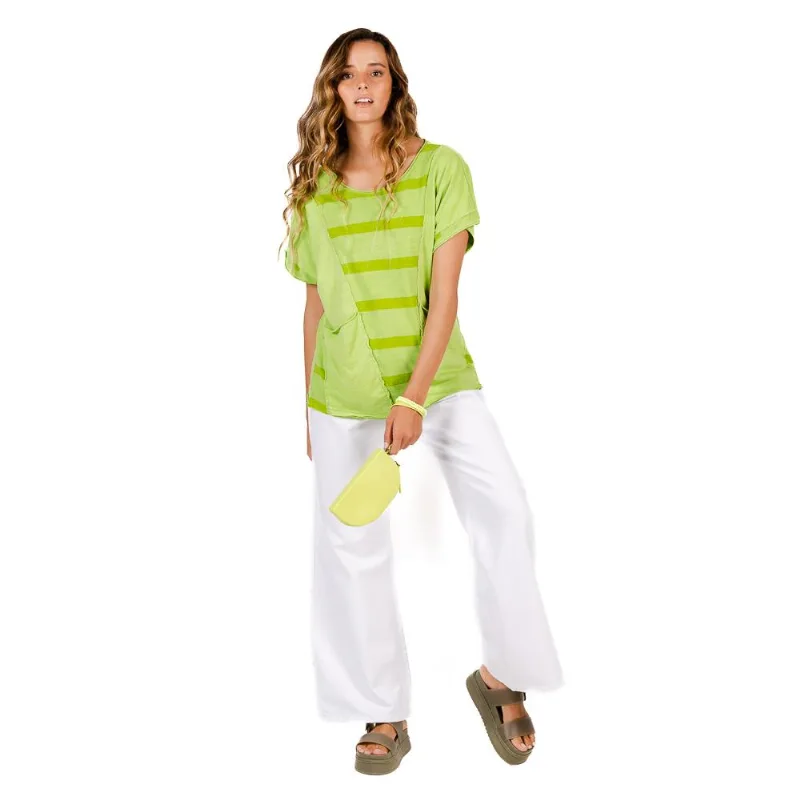 Calça sarja feminina wide leg Mormaii Branco 38