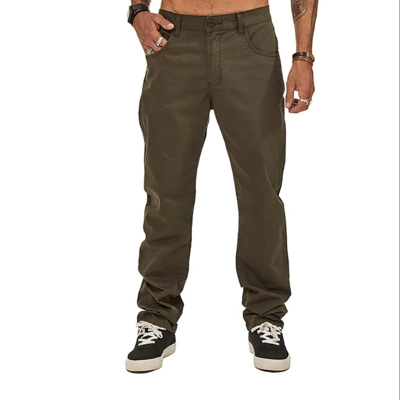 Calça masculina sarja basica Mormaii Verde 38