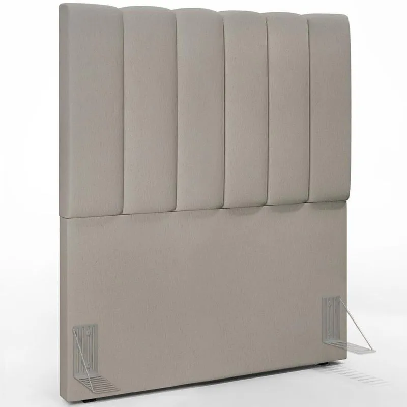 Cabeceira Cama Box Solteiro 100 Cm Dália W01 Linho Bege