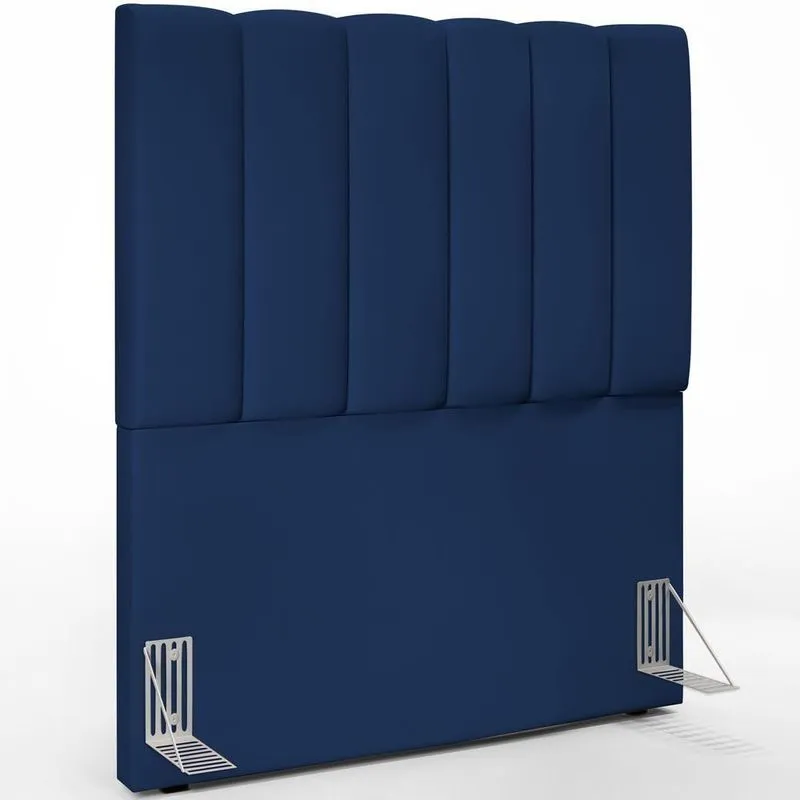 Cabeceira Cama Box Solteiro 100 Cm Dália W01 Azul Marinho