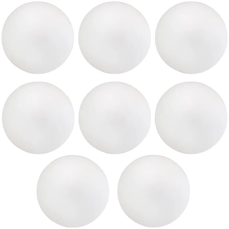 Kit 08 Assentos Redondo Banqueta Cadeira Estofados Poltronas H02 Corino Branco 39 cm - Lyam Decor