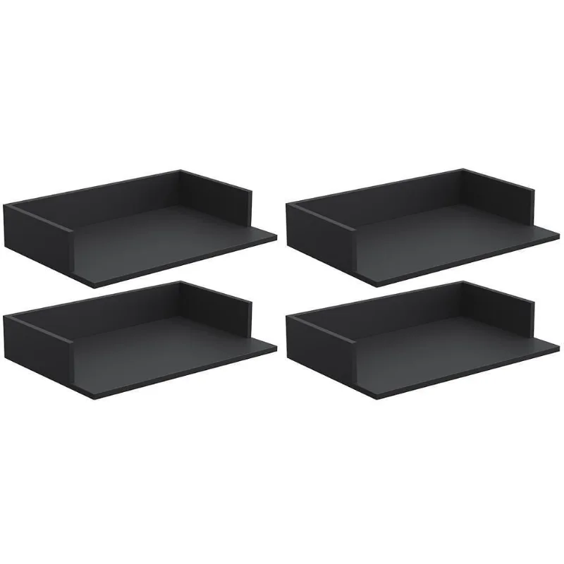 Kit 4 Suportes Suspensos Para Micro-Ondas 60X40cm Preto