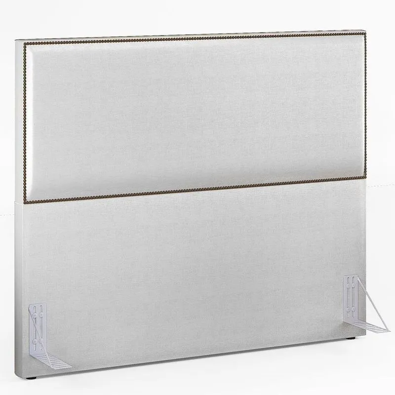 Cabeceira Box Casal King 195 Cm Facto Cinza Metalizado