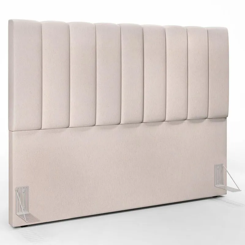 Cabeceira Cama Box Casal King 195 cm Dália W01 Linho Cru - Lyam Decor