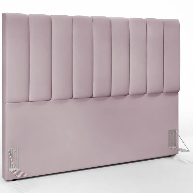 Cabeceira Cama Box Casal King 195 Cm Dália W01 Suede Rosê