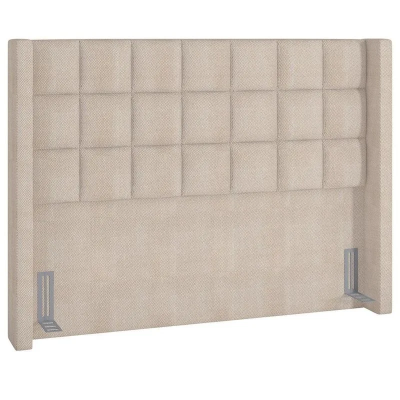 Cabeceira Cama Box Casal Queen 160 cm P05 Paris Linho Creme - Lyam Decor