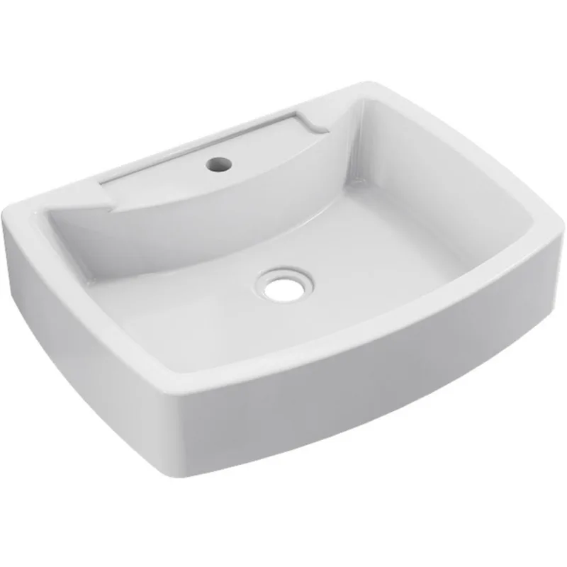 Cuba De Apoio Retangular Banheiro Lavabo C01 Rt50 Branco