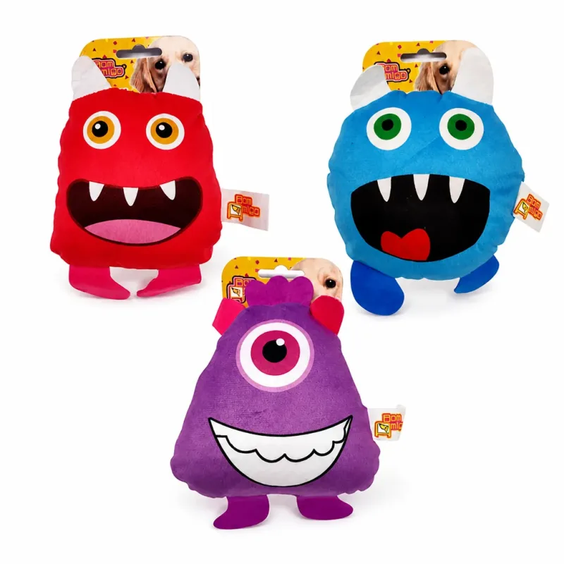 Pelúcia Happy Monster 28.052.00 Brinquedo Divertido e Macio para Cães com Estímulo e Interação