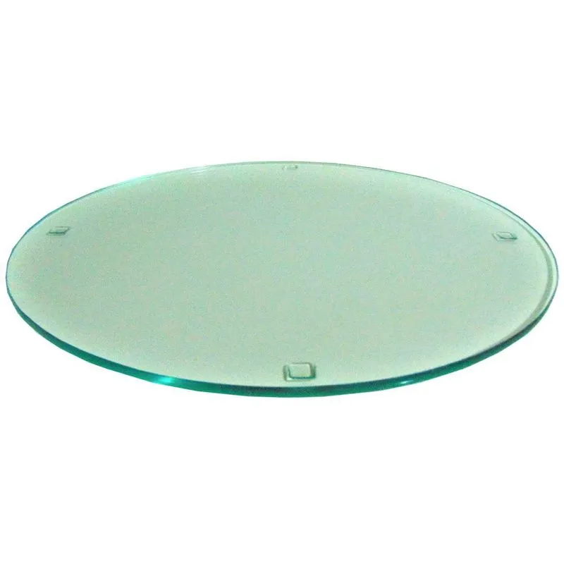 Tampo Para Mesa De Vidro 8mm Decorativo Prato Temperado 50cm