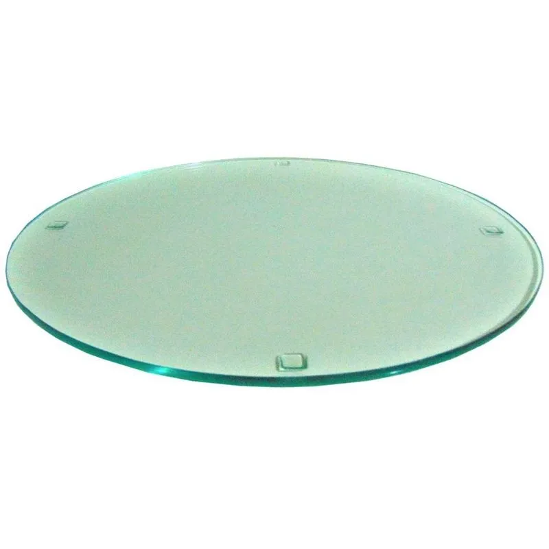 Tampo Para Mesa De Vidro 8Mm Decorativo Prato Temperado 70Cm