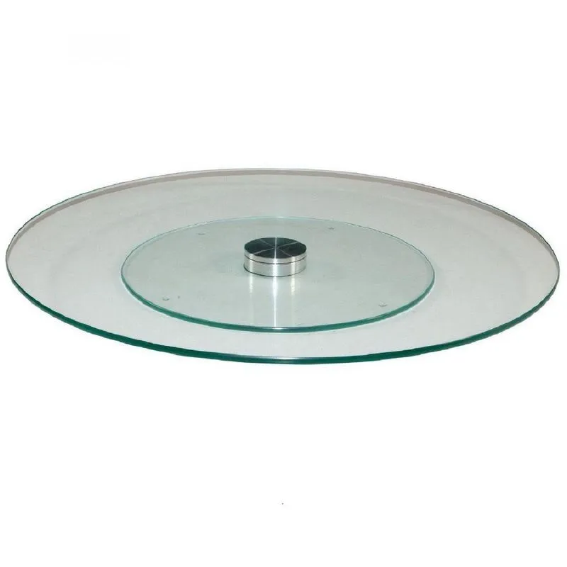 Prato Centro De Mesa Giratório Vidro 8Mm Temperado 80Cm