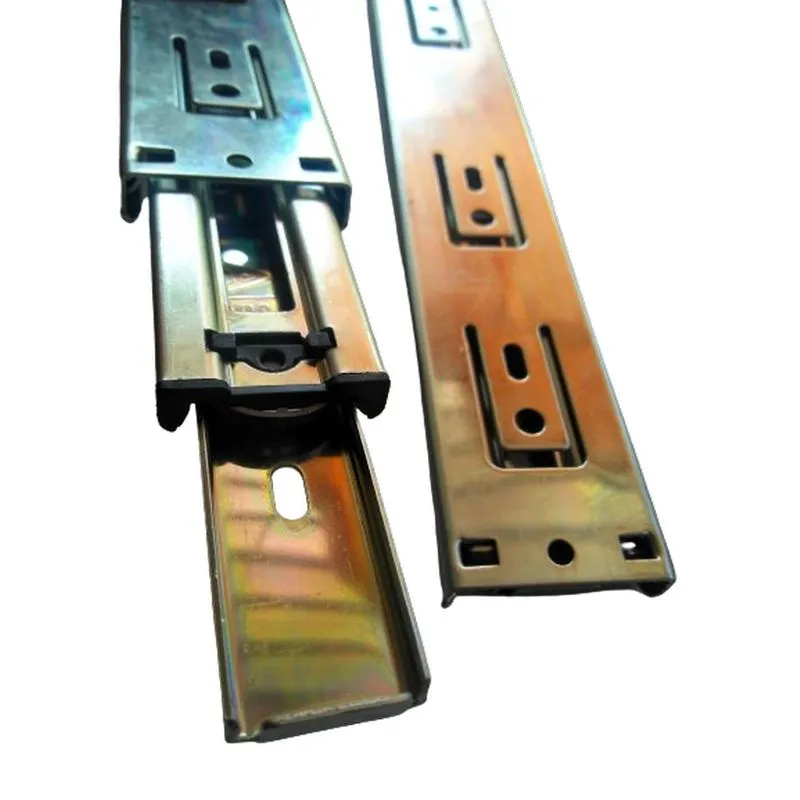 Kit 10 Par Corrediça Telescópica Pesada Gaveta 25kg 45x350mm