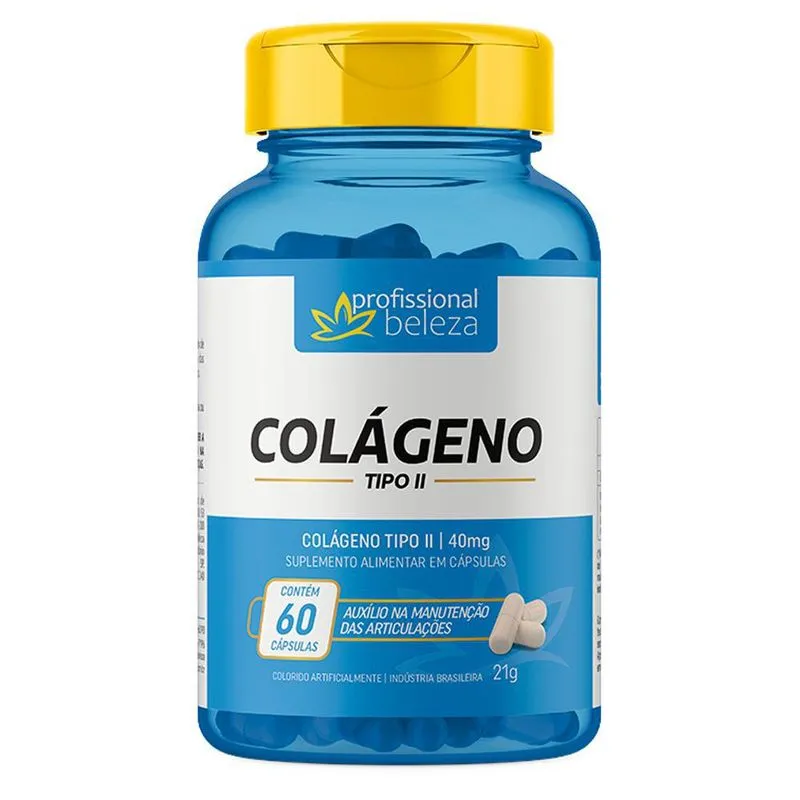 Colágeno Tipo 2 Articulações Profissional Beleza 60 Cápsulas