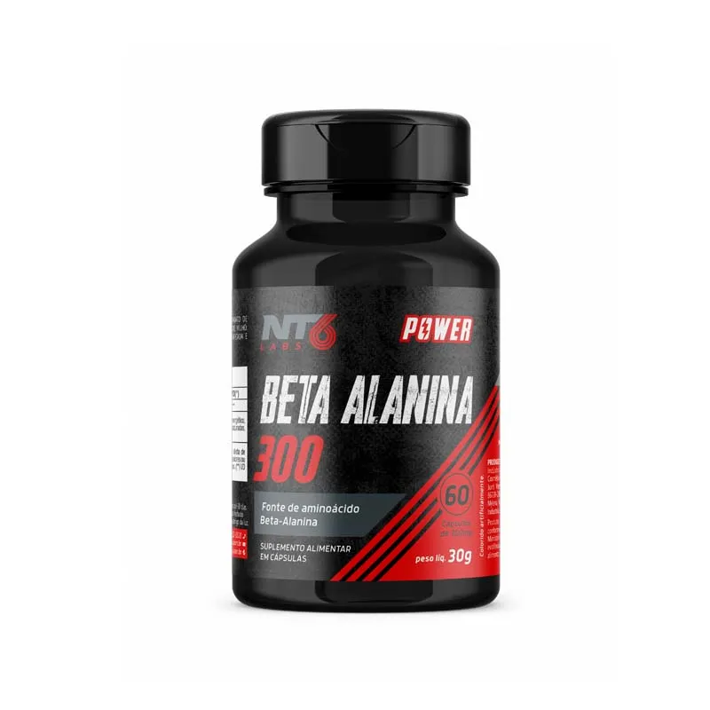 Beta Alanina Suplemento Com 60 Capsulas 500mg