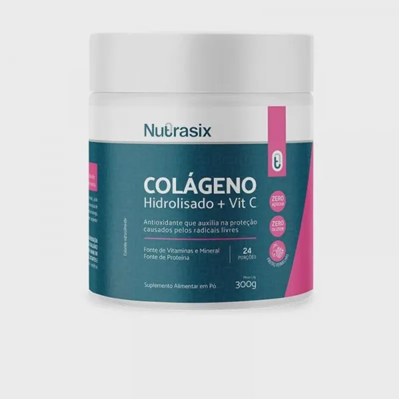 Colágeno hidrolisado em pó 300g Frutas vermelhas