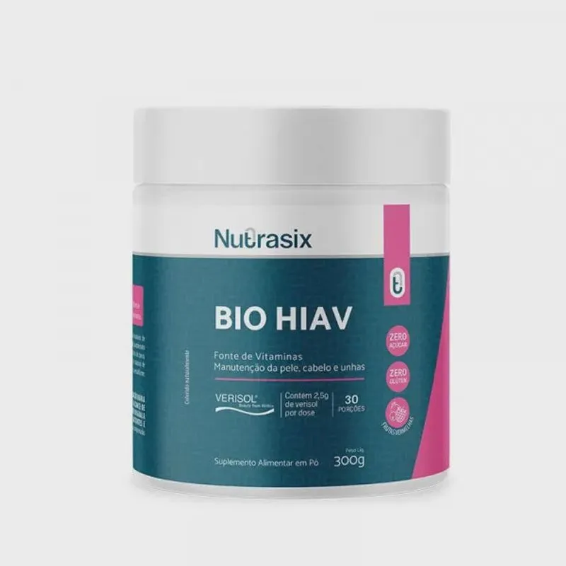 Colágeno Verisol com Ácido Hialurônico Bio Hiav 300g - Frutas Vermelhas