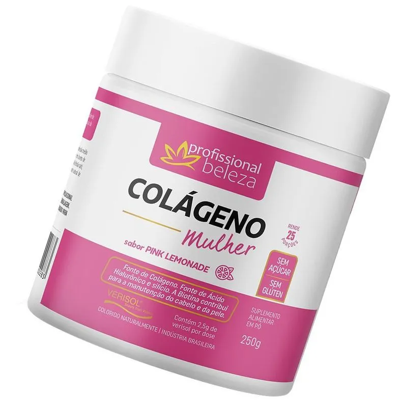 Colágeno Verisol Mulher Sem Açúcar E Glúten Pink Limonade