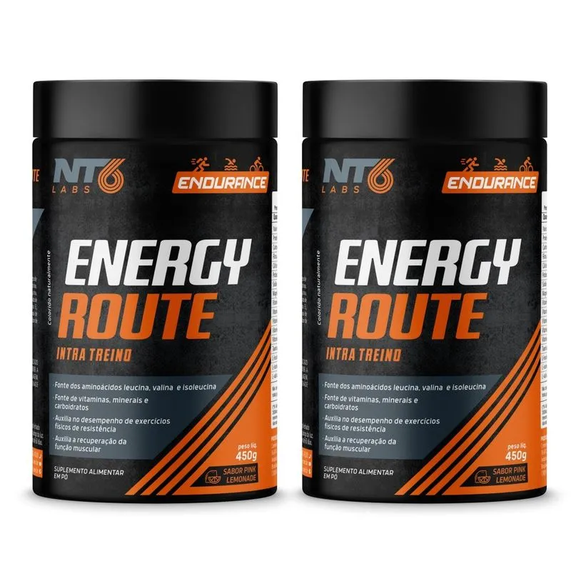 Intra Treino Energy Route Pink Lemonade Energy Route Tangerina 450g