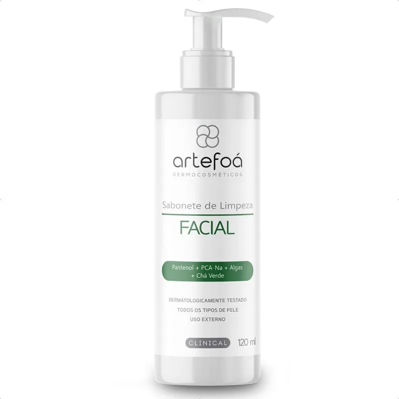 Sabonete Facial Artefoá Limpeza Profunda Ph 5,5 120ml