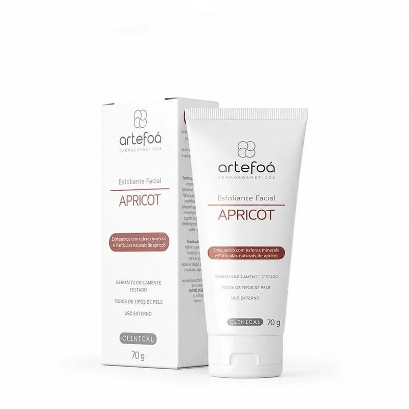 Esfoliante Facial Apricot E Quartzo Artefoá 70g