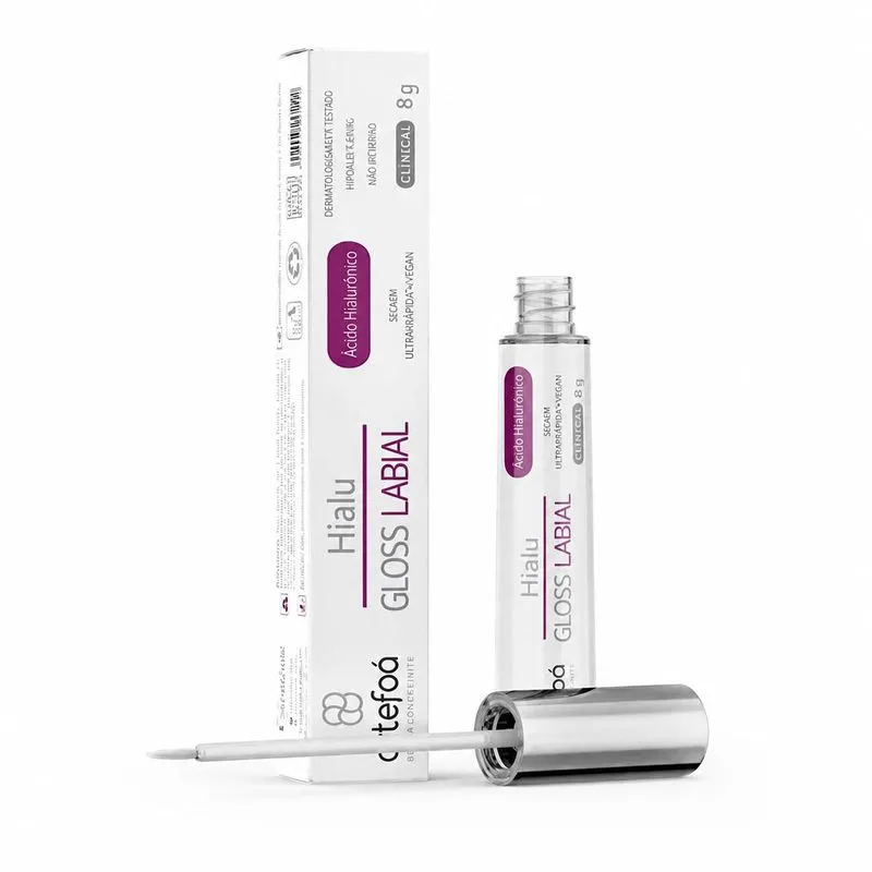 Gloss Labial Artefoá Hialu Gloss Violeta Framboesa 8g