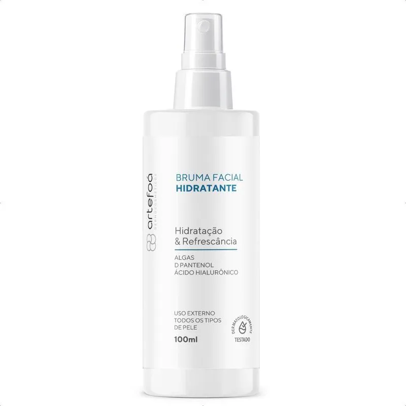 Bruma Facial Artefoá Hidratante Ácido Hialurônico 100ml