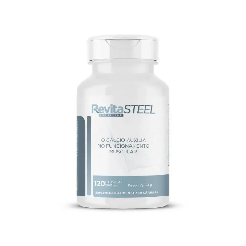 Revita Steel 500mg (120 caps) - Vencimento 30/09/2026