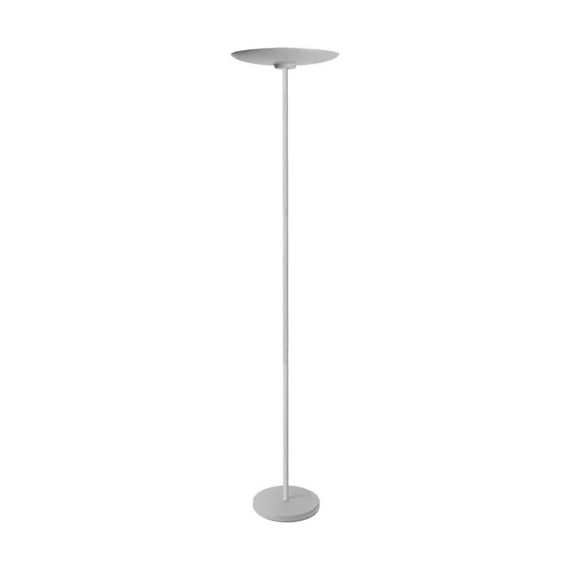 Coluna Dot Slim Luminária De Piso Chão Branco Led 12w Bivolt