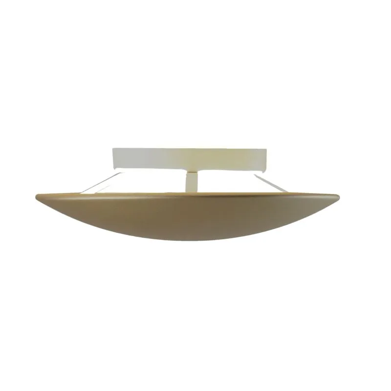 Arandela Led 5W 3000K Luz Amarela Bivolt Dourada 26Cm Ay178036 Nix Ayla