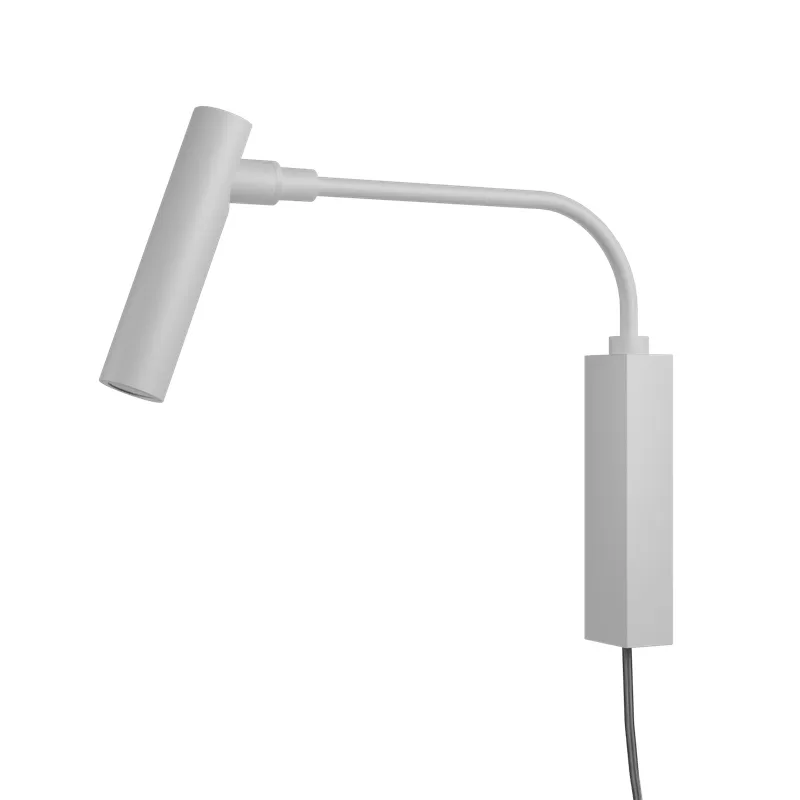 Arandela Articulada LED 2W 3000K Luz Amarela Bivolt Branca Com Interruptor Antiofuscante AY178641 Dione Ayla