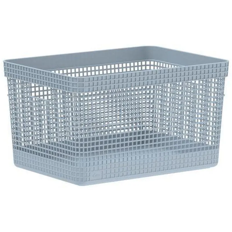 Cesto De Roupa Floreira Caixa Organizadora Grid 20lts Cores