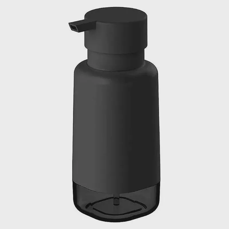 Porta Sabonete Líquido 500ml Dual Preto PSD900PT - Ou
