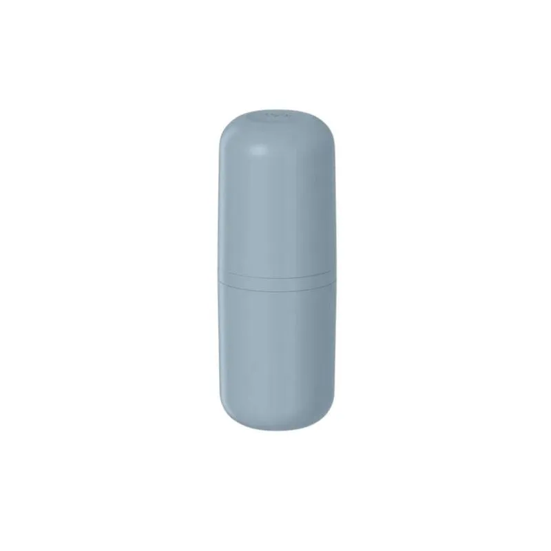 Porta Escova Creme Dental C/Tampa Bold Banheiro Azul Ou