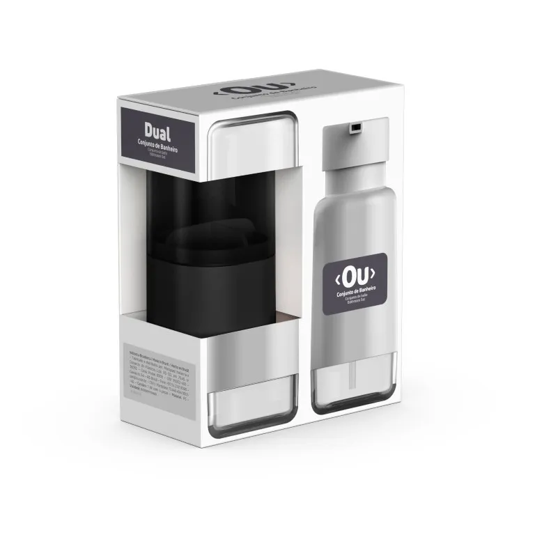 Conj Banheiro Dual Preto Fechado Ou