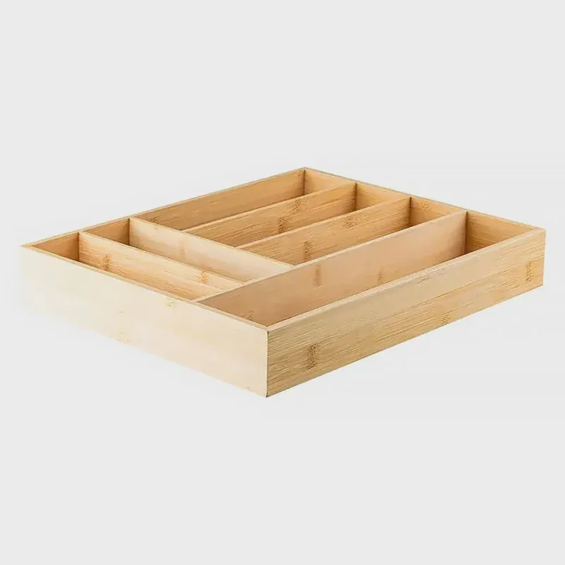 Organizador de Talheres Keep Bambu com 6 Divisórias OGB800BMB - Ou
